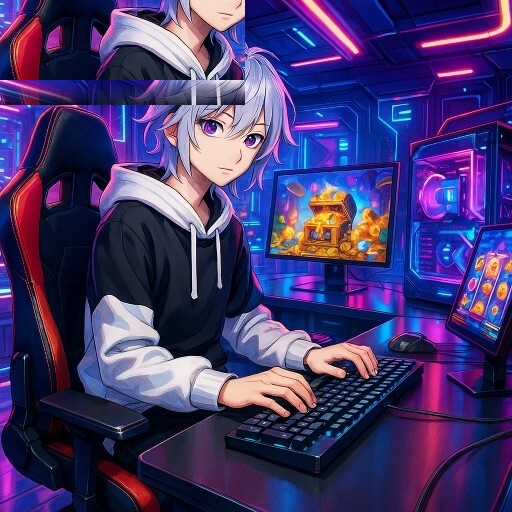 Imagem promocional da 77F mostrando a plataforma e suas vantagens